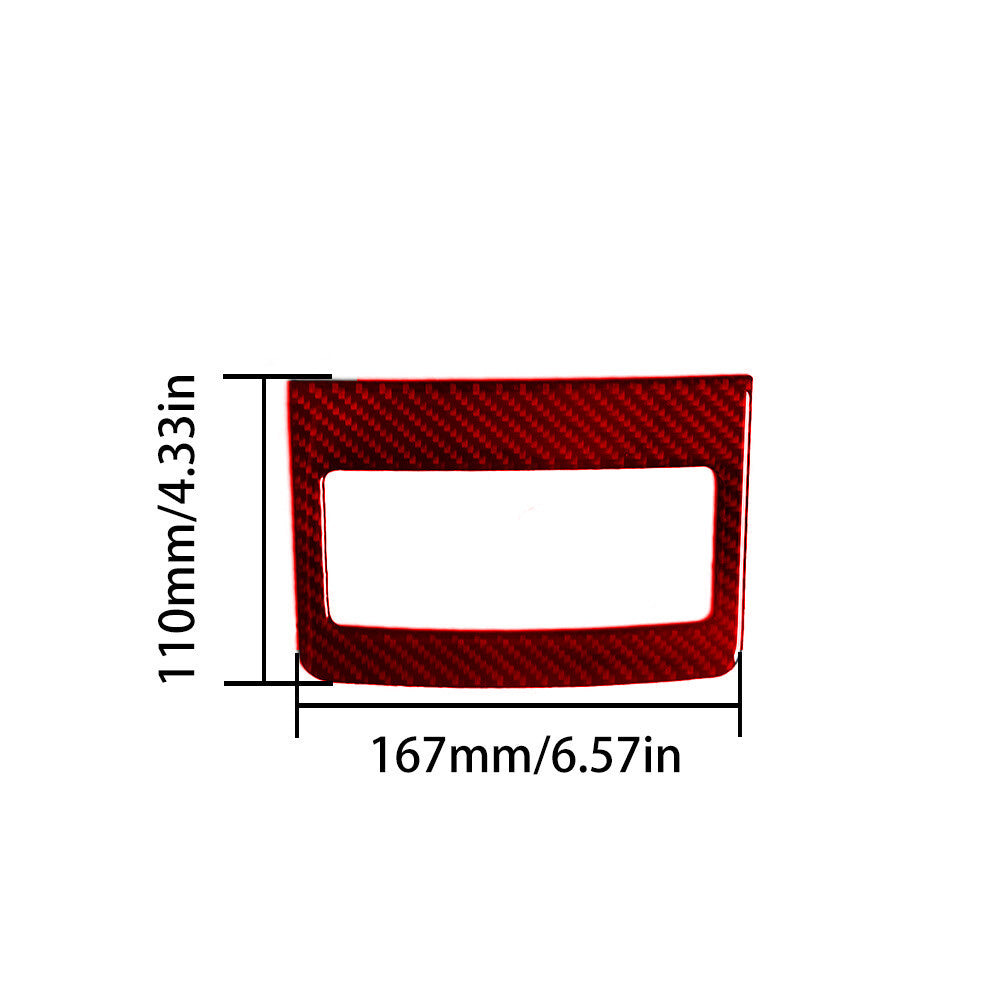 2Pcs Red Carbon Fiber Door Handle Cover Trim For Supra A90 2019-2022 v
