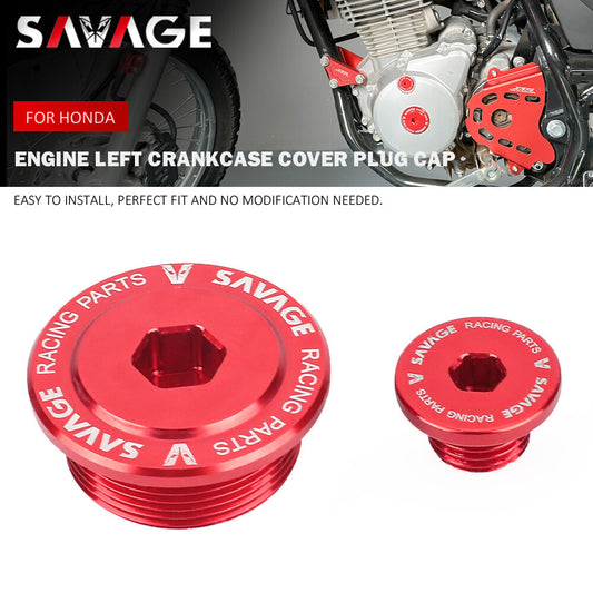 CNC Engine Plug Caps Crankcase Covers for HONDA XR150L 2014-2024 XR150L XR190L Q