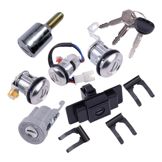 Lock Cylinder Key Set fits for Mitsubishi Pajero Montero MK2 2ND 4G54 4D56 V32,36W
