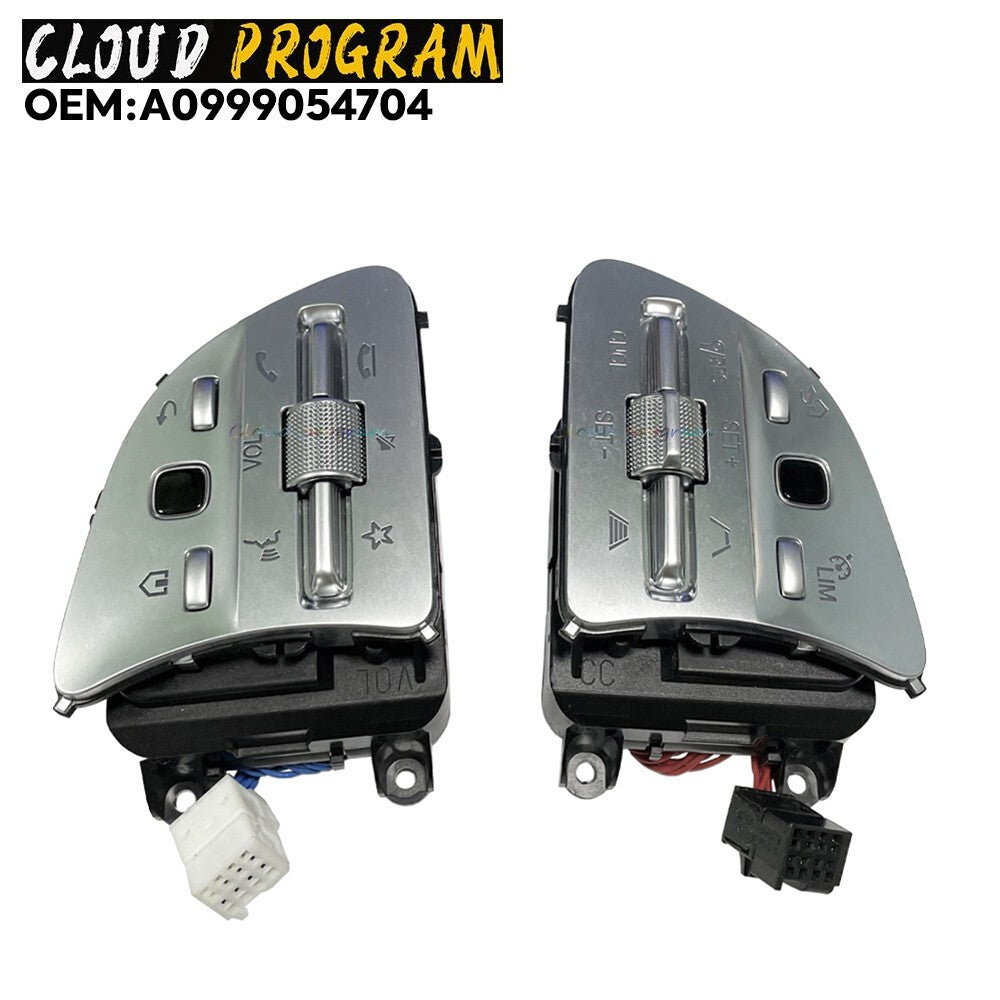 1 pair Steering wheel switch A0999054704 for 2019-2022 v
