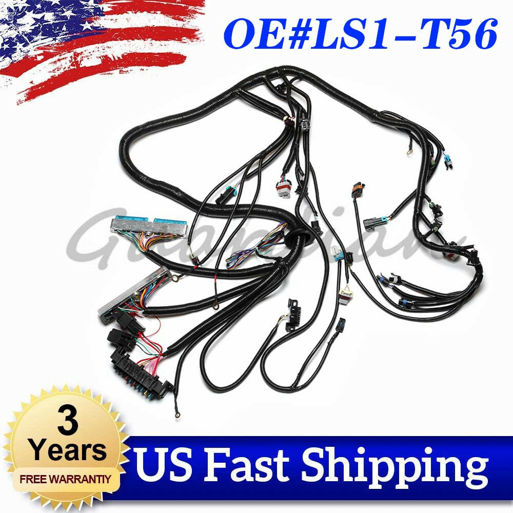 Independent wiring harness LS1-T56 suitable for non-electric Tran 4.8 6.0 DBC 97-06 98 99