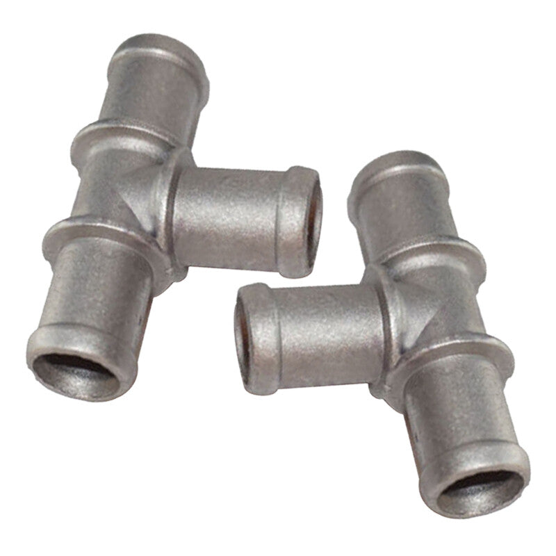 2x 3/4 x 3/4 x 3/4 Tee T Coolant Heater Hose Connector Fitting Adapter v