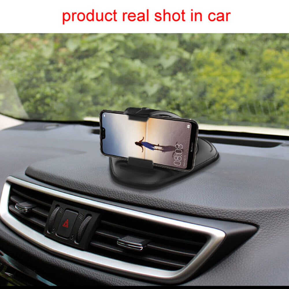 3-in-1 7-inch Car Phone Holder Clip Accessory for Dashboard Mounts - Adjustable n