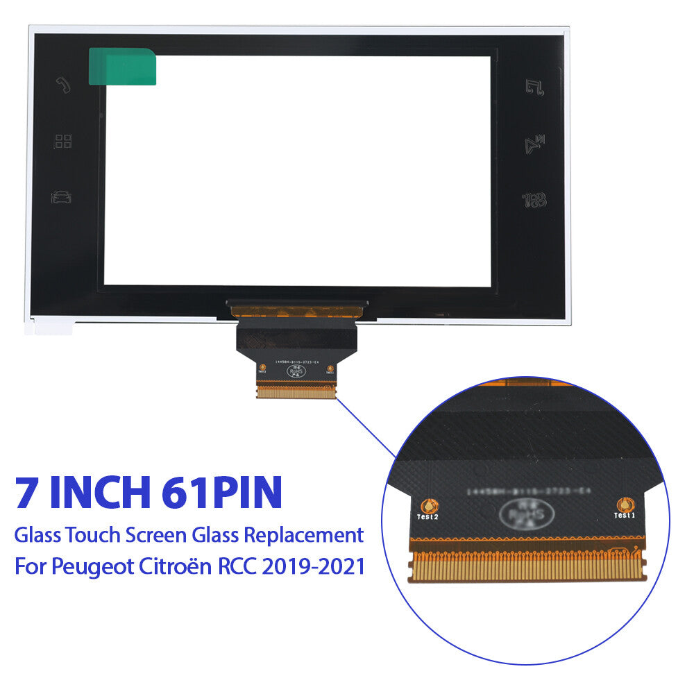F¨¹r for Peugeot 308 408 for Citroen C3 C4 Radio Nav 7 Touchscreen Digitizer LPM070G215A