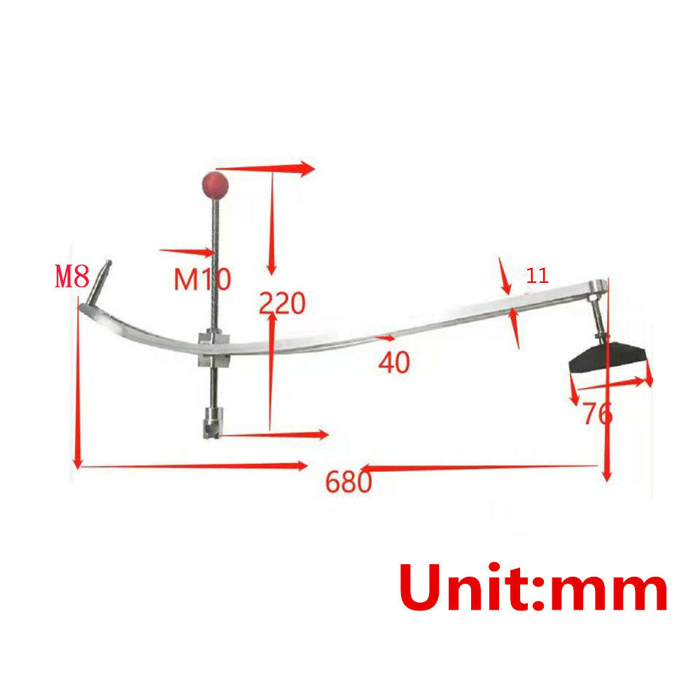 Automotive Dent Repair Kits,Flat Bar Damage Repair Tools,Car Dent Removal Kit v