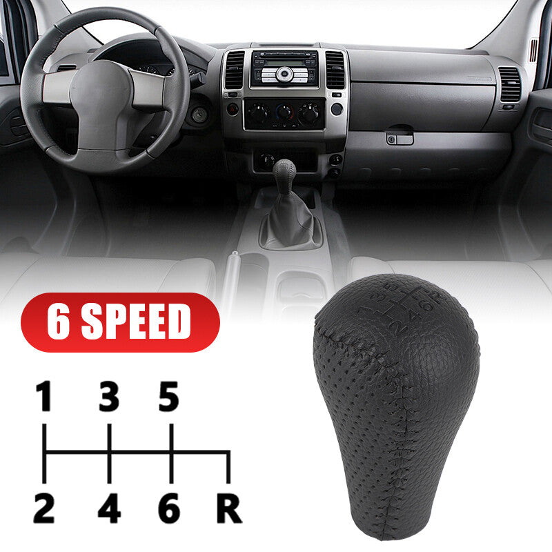 New 6 Speed Gear Shift Knob for Nissan Navara D40 Frontier Double Cab 2005-2015