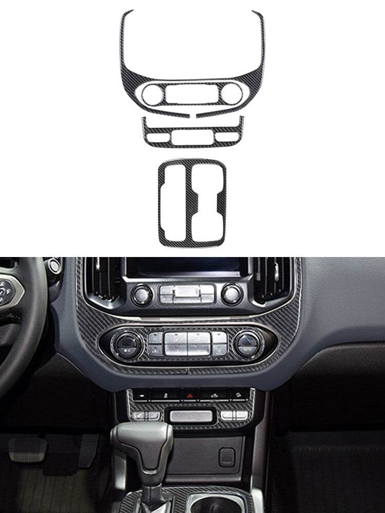 Carbon Fiber Speedometer Panel Cover Trim For Lancer 2008-2015 v