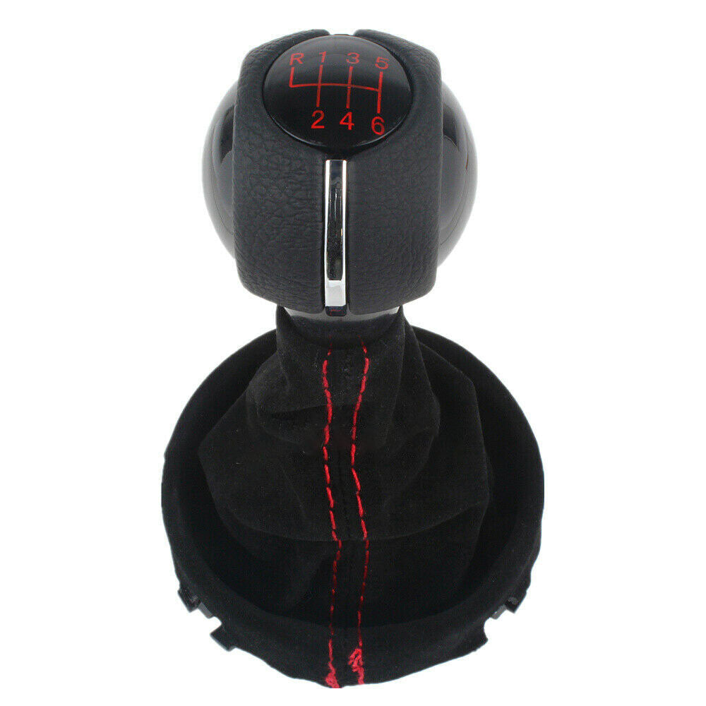 Red Line 6-Speed Manual Shift Button Cuff for Mini Cooper R56 R57 R58 Coupe Q