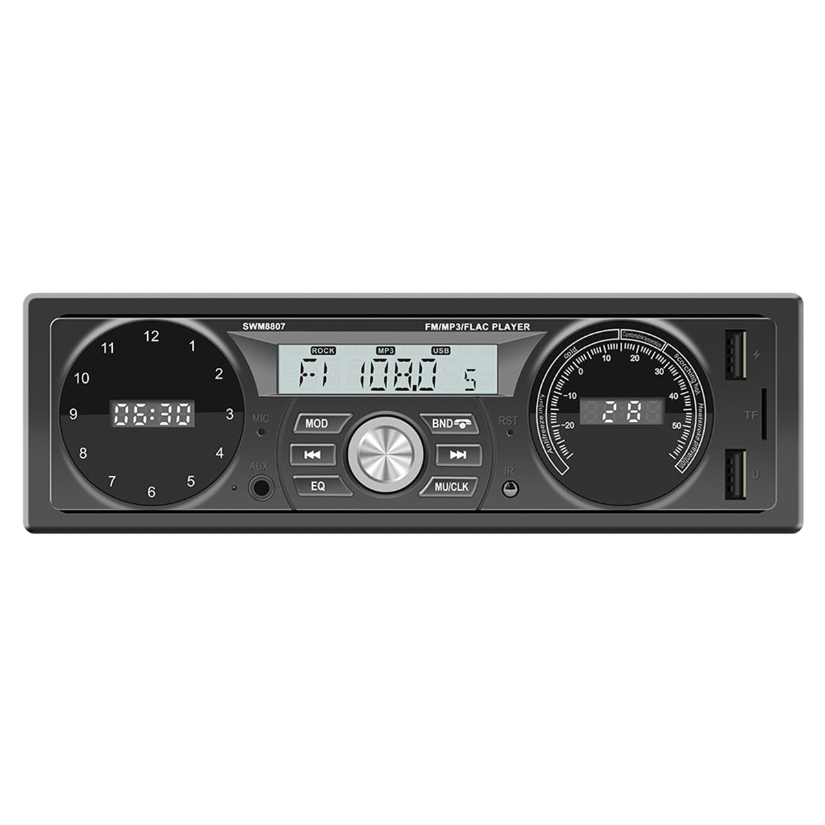 Bluetooth car stereo radio, single DIN MP3 player, FM USB TF receiver, built-in unit. n