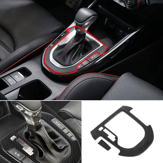 for Kia Forte K3 2019-2023 Carbon Fiber Center Console Gear Shift Panel Trim 1PC