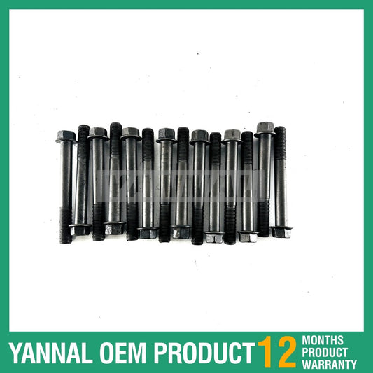 14-piece pack of D722 1460103450 cylinder head bolts for engines.