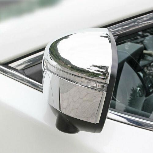 Chrome Rear View Side Door Mirror Cover Wing Trim ABS for Nissan Rogue 2014-2020