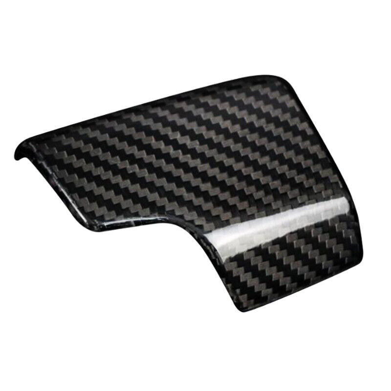 Real Carbon Fiber Gear Shift Knob Cover Trim for Audi for A8 Q7 A7 Q8 for A6 S7 S6 RS6 Q