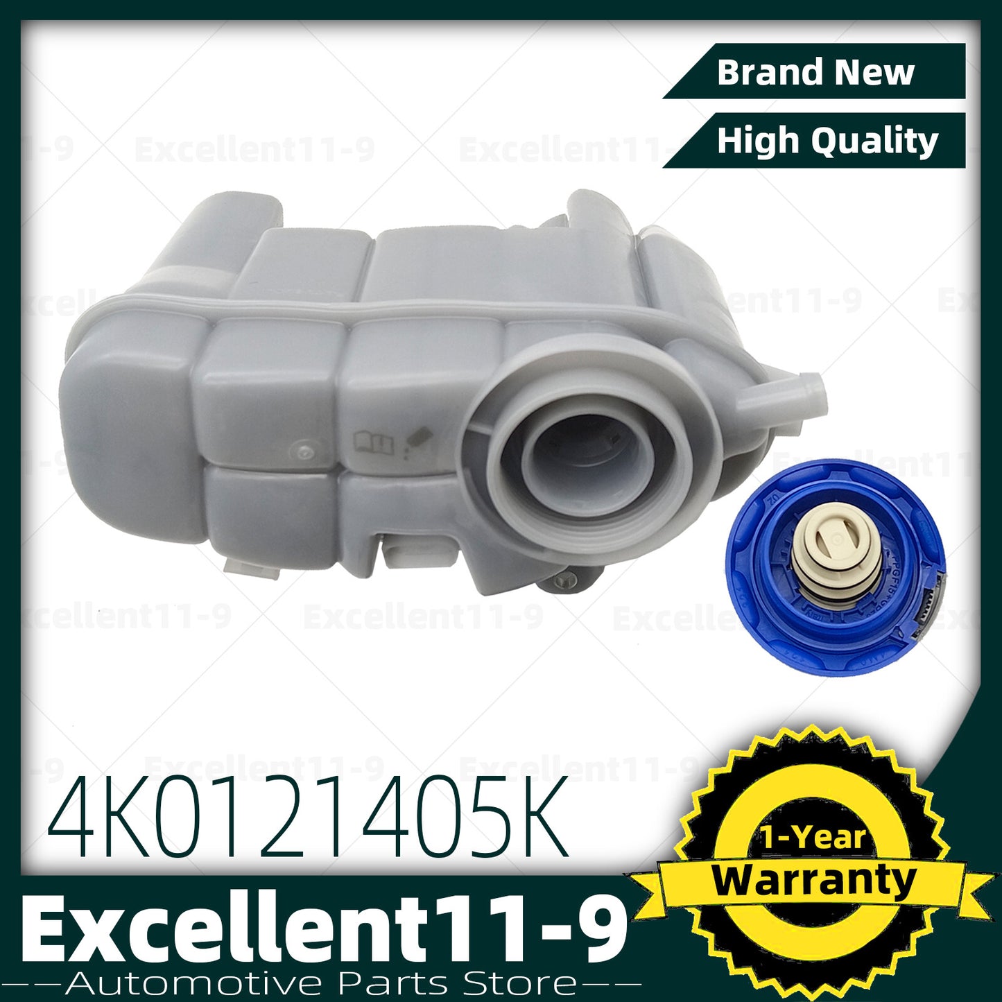 Engine coolant expansion tank suitable for Audi A6 A7 2.0T 4K0121405K 4K0121405AB- n