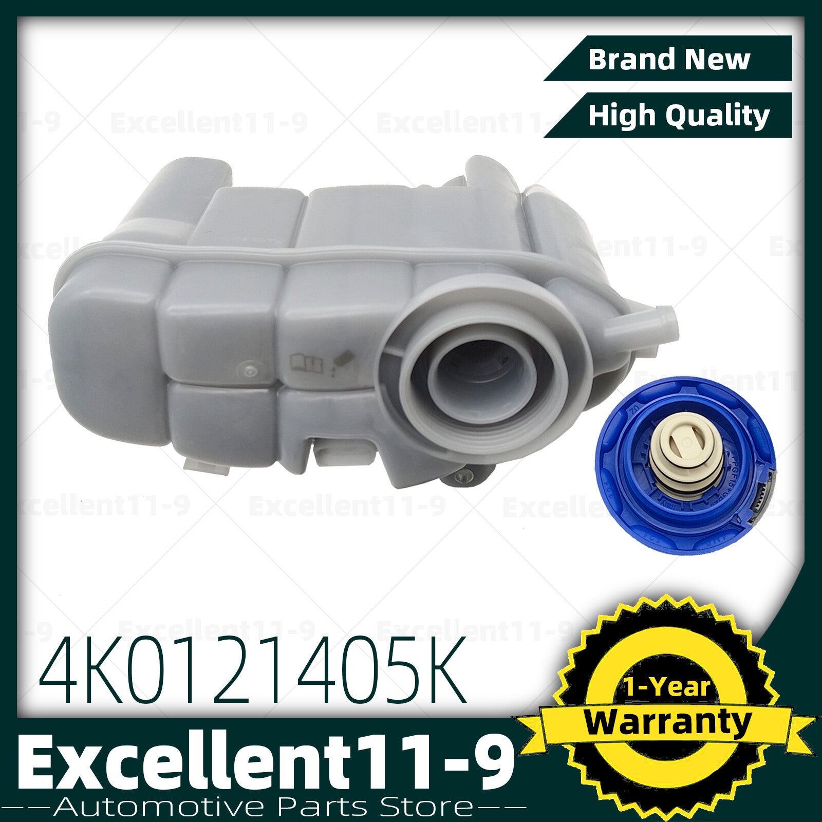 Engine coolant expansion tank suitable for Audi A6 A7 2.0T 4K0121405K 4K0121405AB- n