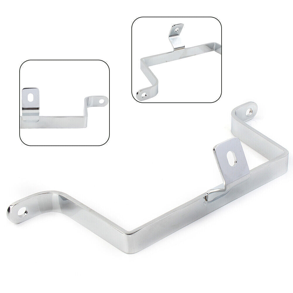 for Harley Touring FLH FLT 1984-2008 2007 Silver Rear Saddlebag Support Bracket