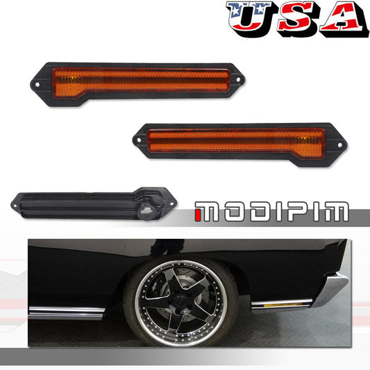Suitable for 70-72 Monte Carlo OE style amber lens front marker light set- v