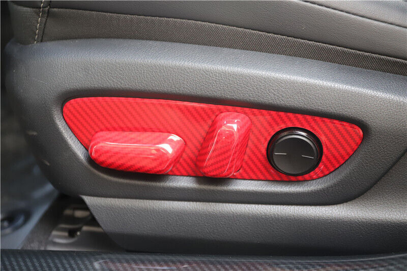 Car Interior Decoration Full Set Trim for Lexus for ES 18-21 Red Carbon Fiber 10PCS