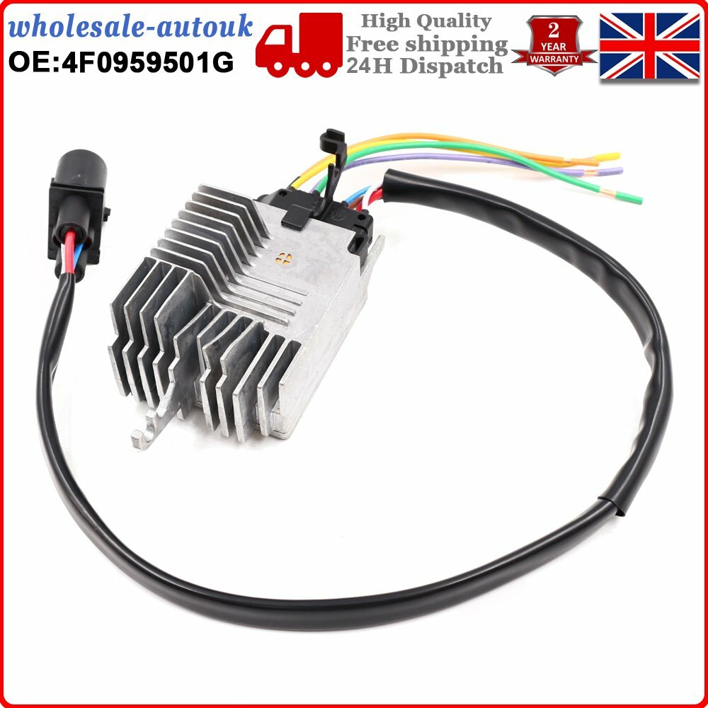 for AUDI for A6 (C6) 2004-2011 RADIATOR COOLING FAN CONTROL UNIT MODULE 4F0959501G Q