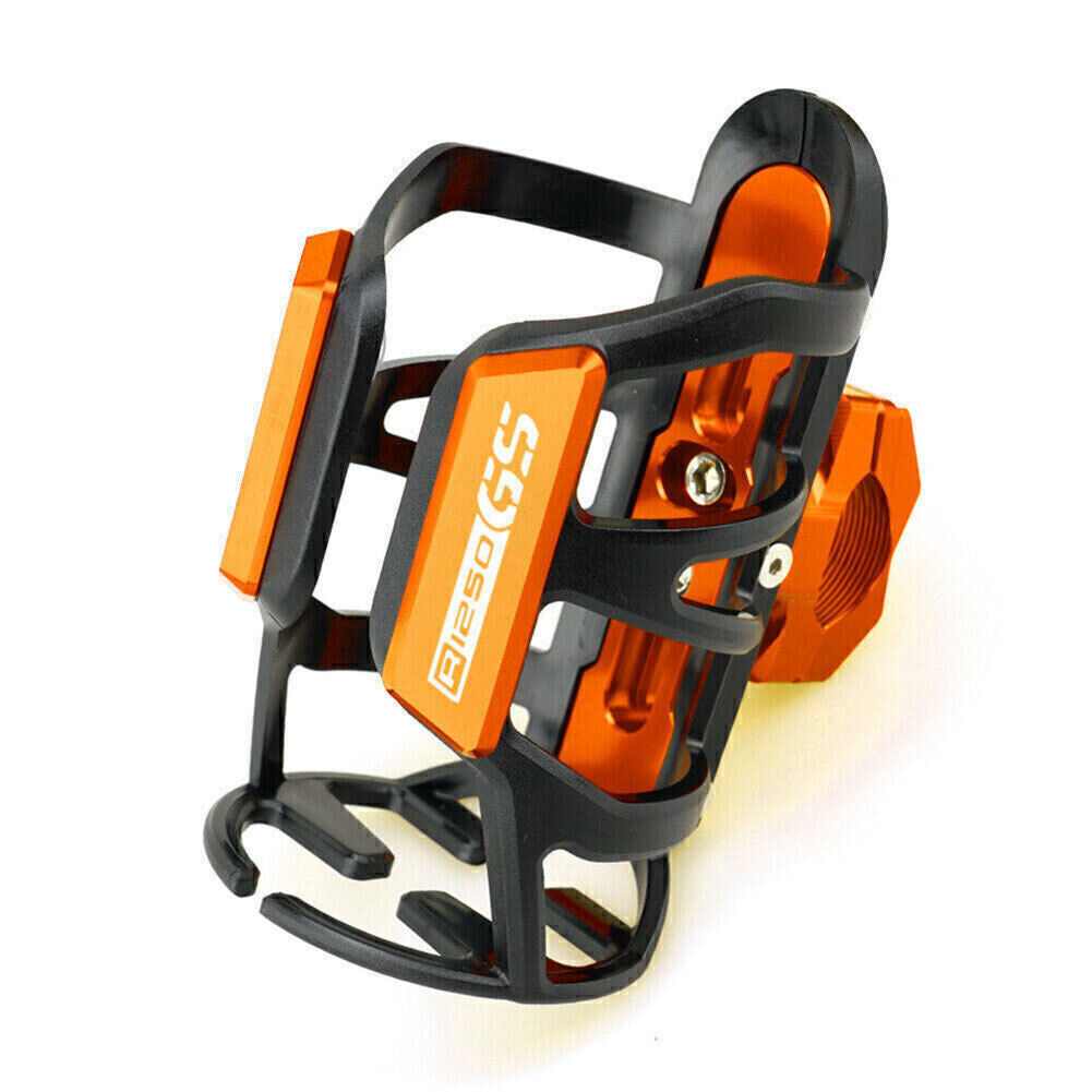 Orange Beverage Water Bottle Drink Cup Holder Stand for BMW R1250 1200 GS ADV LC Q