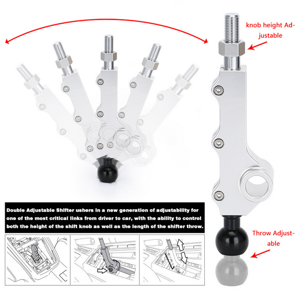 Dual Adjustable Short Shifter for Subaru for Impreza WRX Legacy Outback 2008-2014 Q