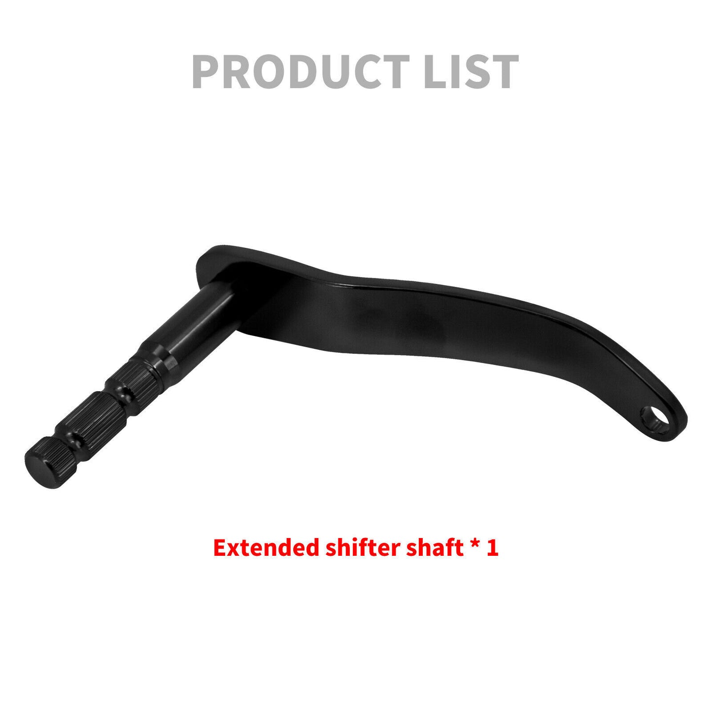 Black Extended Gear Shifter Shift Rod Lever Arm for Harley Softail Fat Boy 18-23 Q