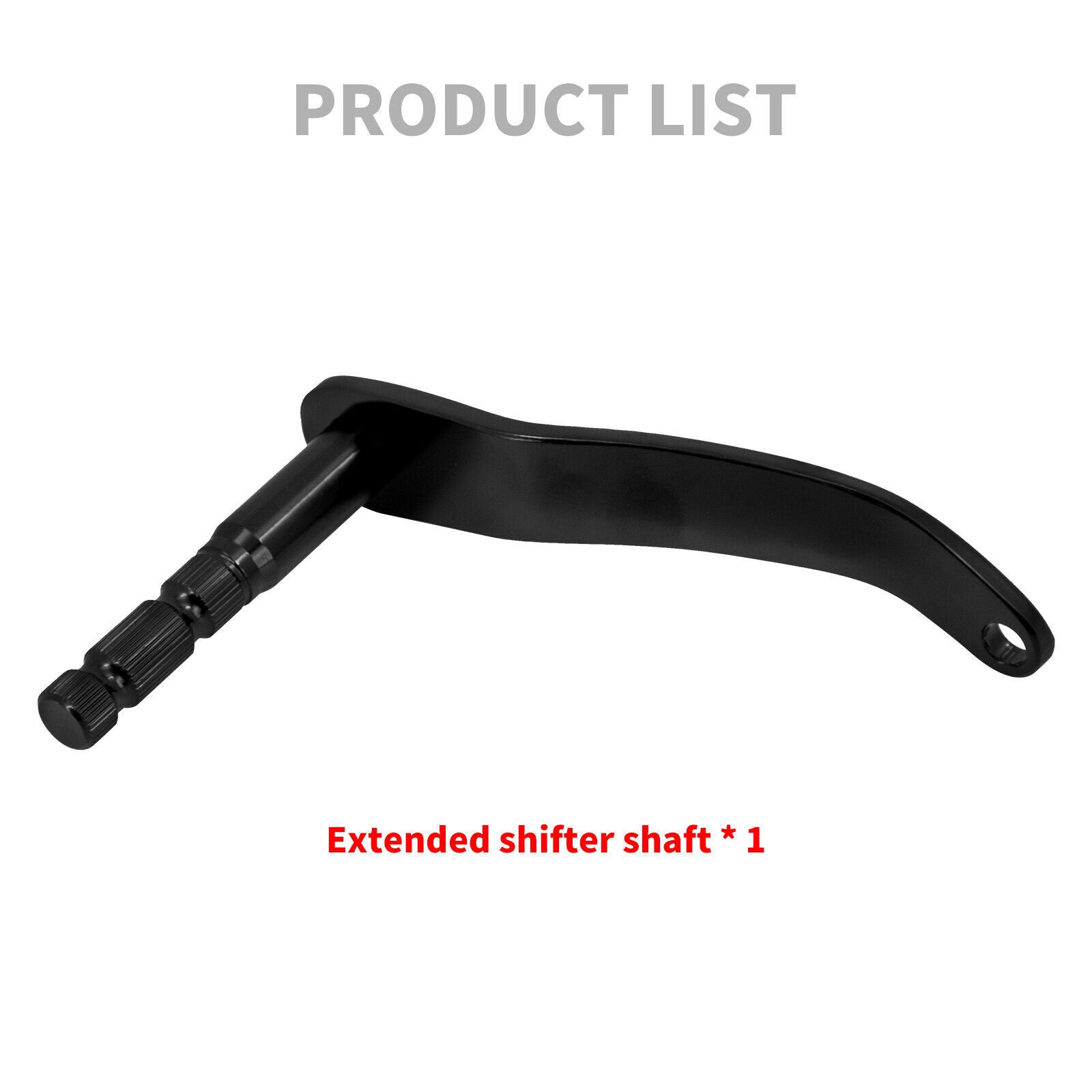 Black Extended Gear Shifter Shift Rod Lever Arm for Harley Softail Fat Boy 18-23 Q