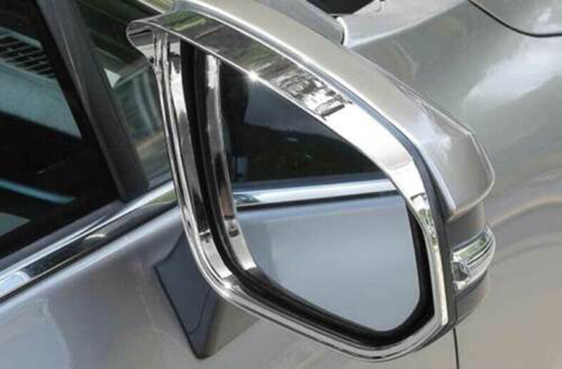 for Toyota Venza 2021-2023 ABS Chrome Side Mirror Rain Eyebrow frame Cover Trim