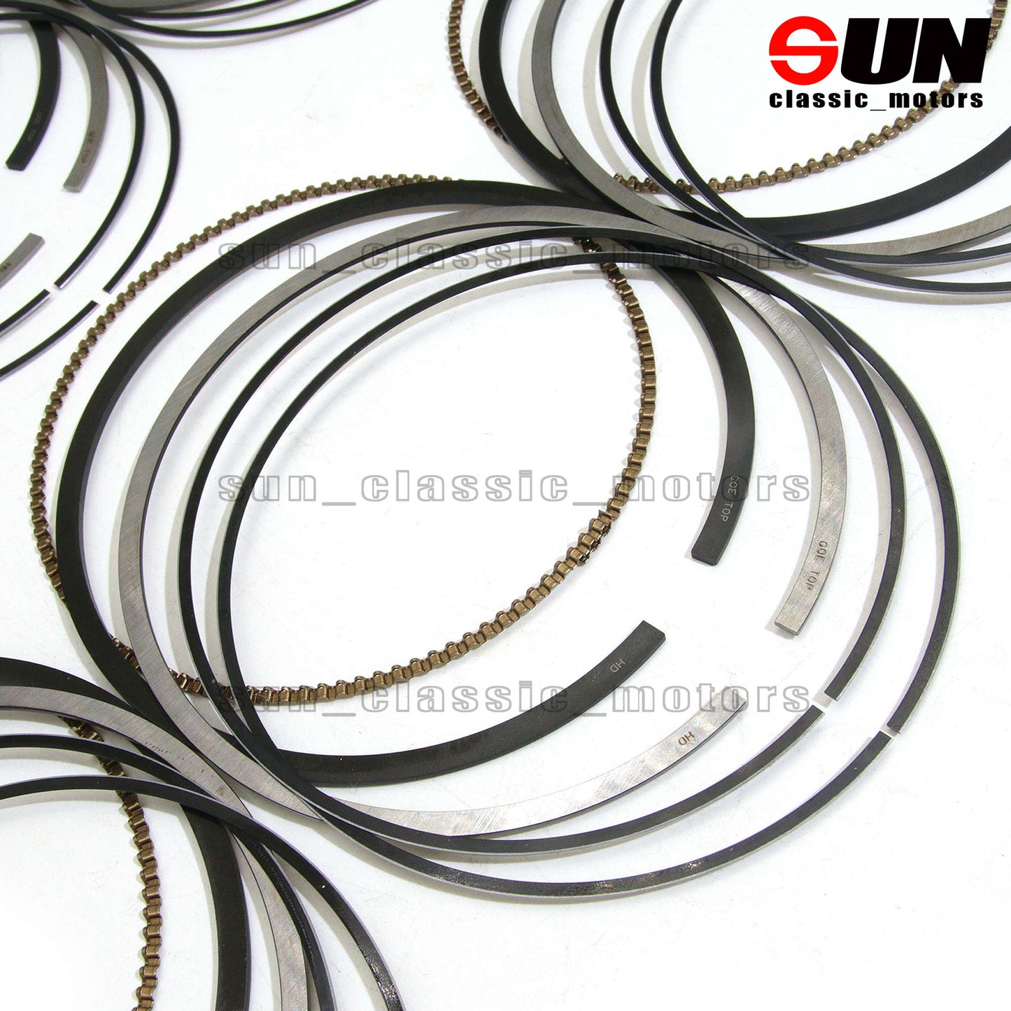 12-Piece Piston Ring Set STD for Bentley Flying Spur GT 6.0T W12 BWR CKH-