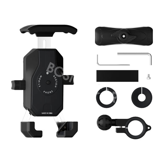 Motorcycle Handlebar Mobile Phone Holder Adjustable Accessories For Apple Iphone Q