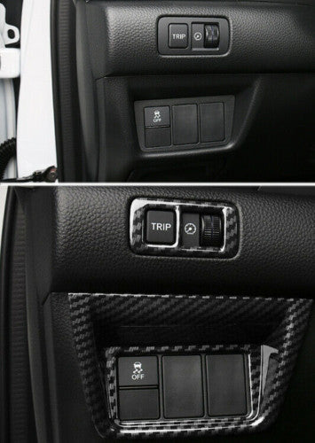 for Honda Accord 2018-2022 Carbon ABS Headlight Function Switch Button Cover n