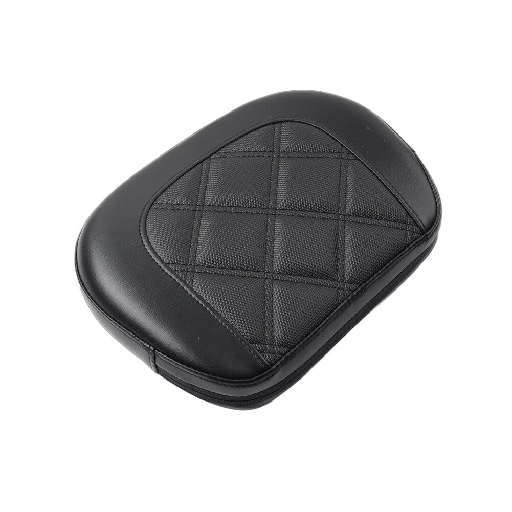 Black Stitching Passenger Sissy Bar Backrest Pad for Harley Electra Road Glide Q