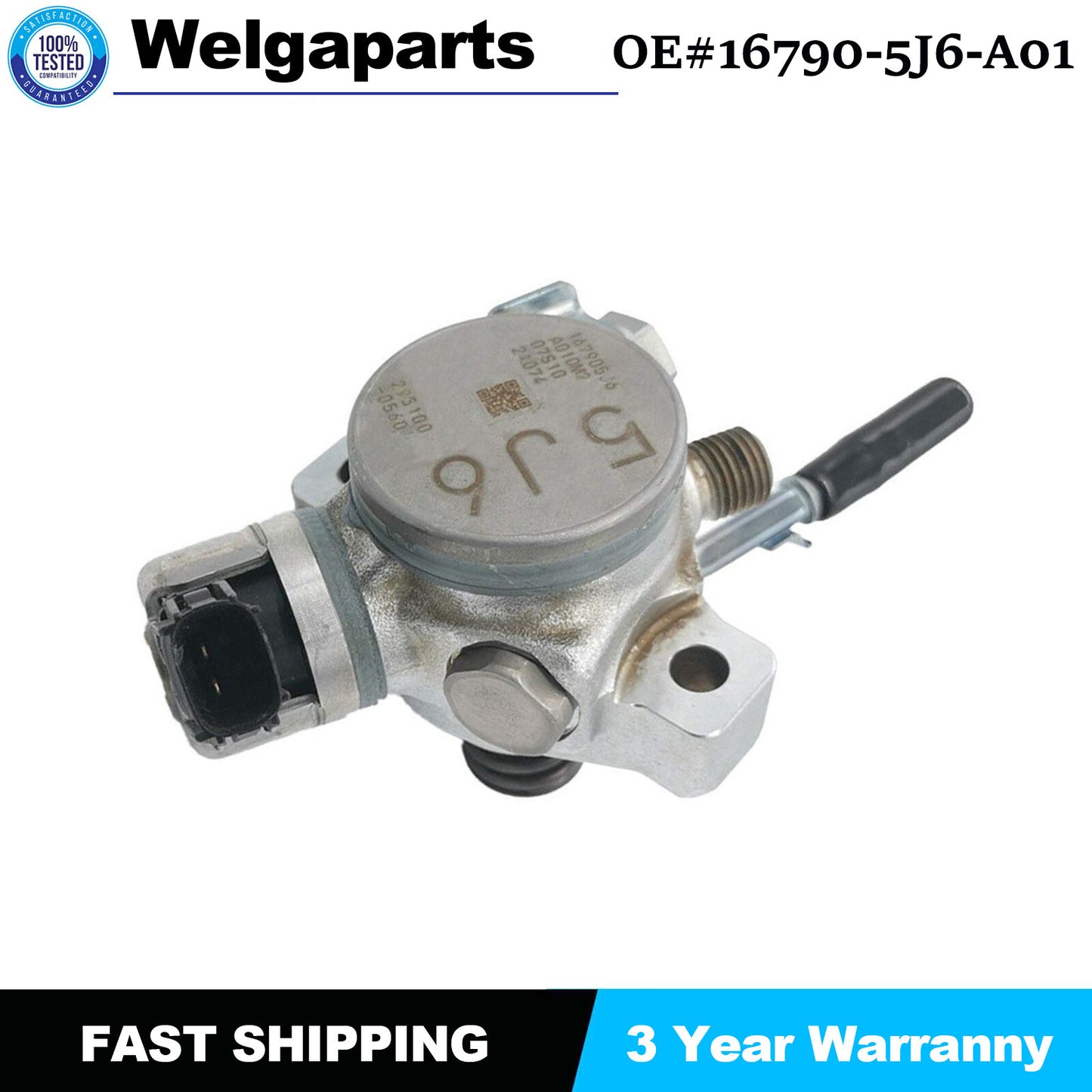 1PC High Pressure Fuel Pump 16790-5J6-A01 for Honda Ridgeline for Acura TLX RLX MDX