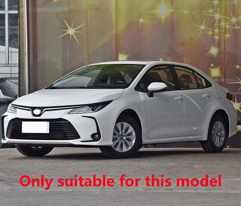 for Toyota for Corolla 2019-2022 EU Chrome Car Front Fog Lights Lamp Cover Trim