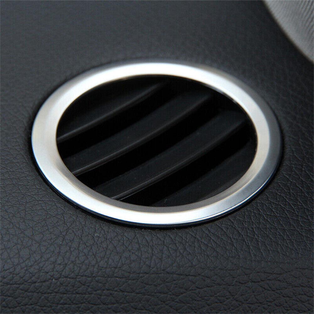 2¡ÁSilver Dashboard Air Vent Outlet Trim for Mercedes-Benz GLK X204 ML GL B Class