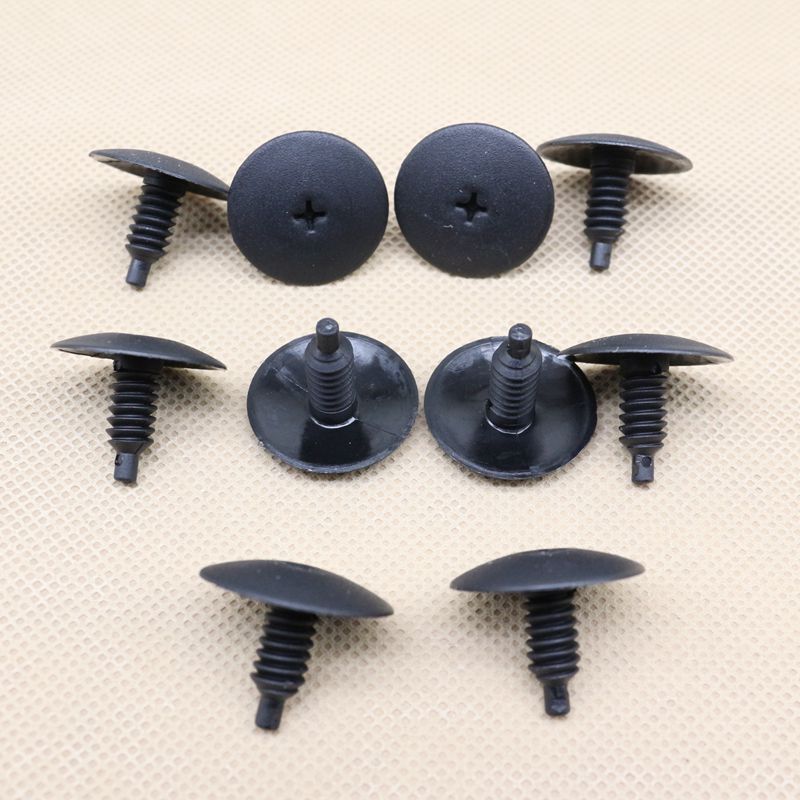10-piece set of rain disc trim clips, grille retainer rivets suitable for Volkswagen 1H0819055B01C