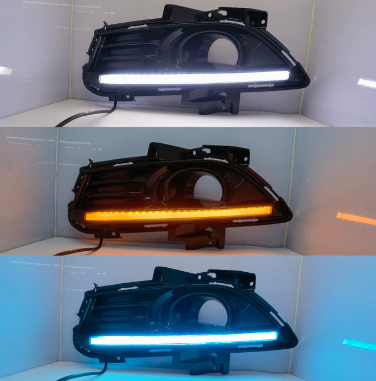 2014-2016 For Mondeo Fusion Front Fog Light Bumper Lamp LED Light DRL Refit n