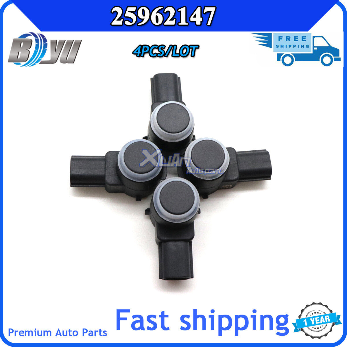 PDC parking sensor for Buick Lucerne, for Cadillac for Escalade , for Chevrolet , Black 25962147 Q