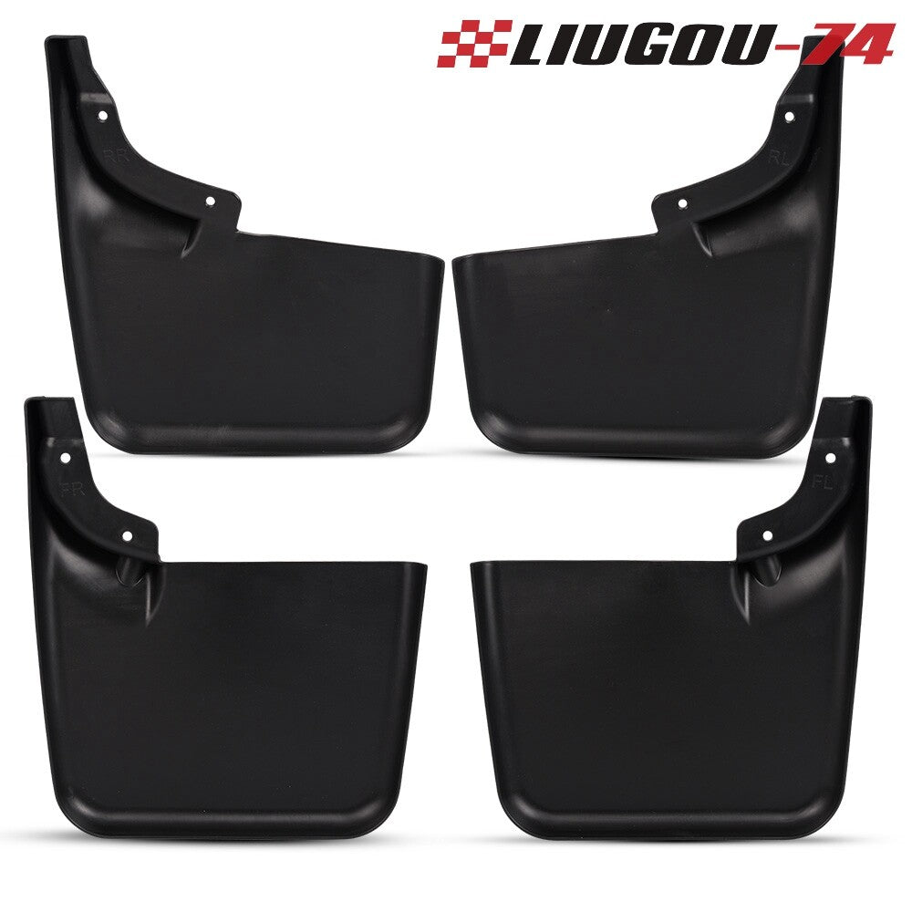 Fits 04-15 for Mud Fender Molded Splash Guards with Fender Flares 4 pcs - v