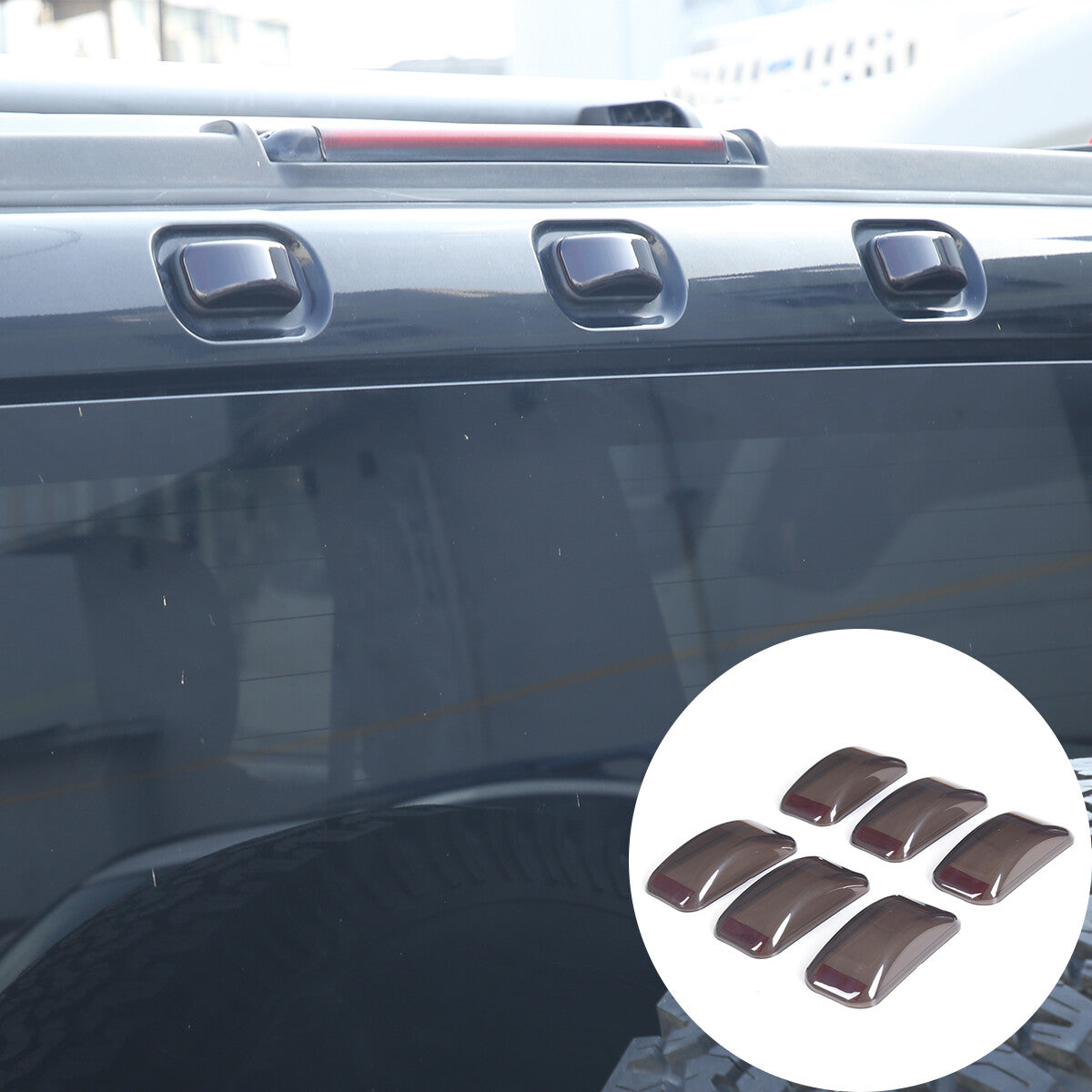 ABS Matte Black Front Fog Light Bumper Cover Trim for Toyota FJ Cruiser 2007-21