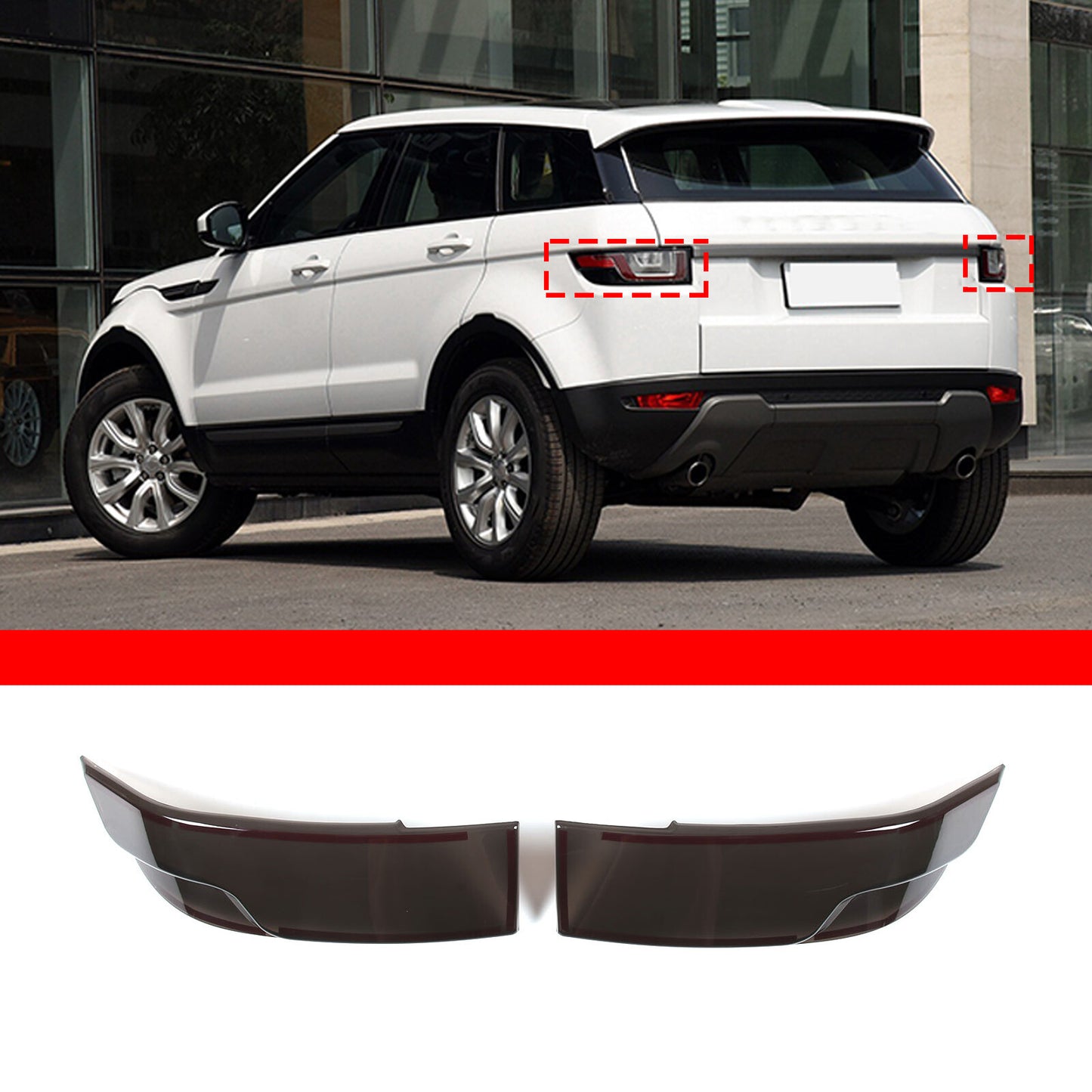 Rear taillight housing protective cover decorative accessory for Land Rover Evoque 2012 - 19- n