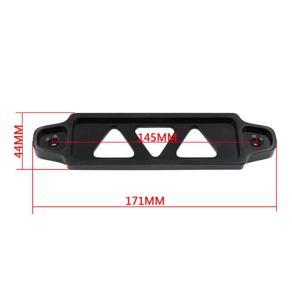 171MM/145MM BLACK ALUMINUM CAR BATTERY TIE DOWN MOUNT BRACKET HOLDER BRACE BAR Q