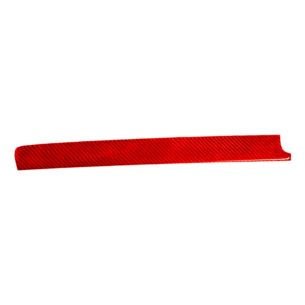 Red Carbon Fiber Passenger Dashboard Cover Trim for Volkswagen for Passat 2006-2011