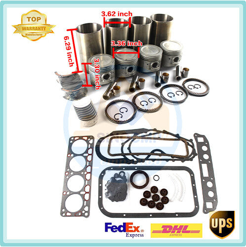 Engine Overhaul Rebuild Kit H20 H20-1 for Nissan TCM CAT LPG Forklift Truck Part