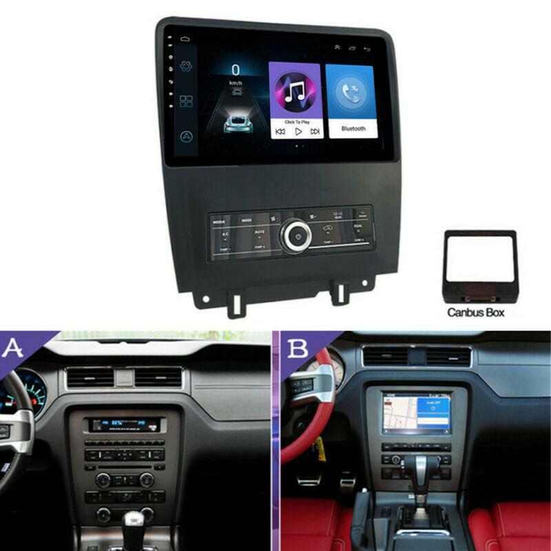 Android 10.1 10-inch Stereo Radio GPS Player for Mustang GT 2010-2014 Manual AC - n