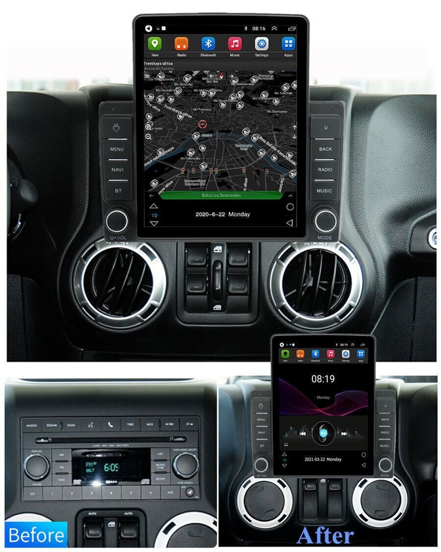 9.5 Android 10.1 Car Stereo Radio GPS Navigation WiFi for Dodge for Challenger for Ram