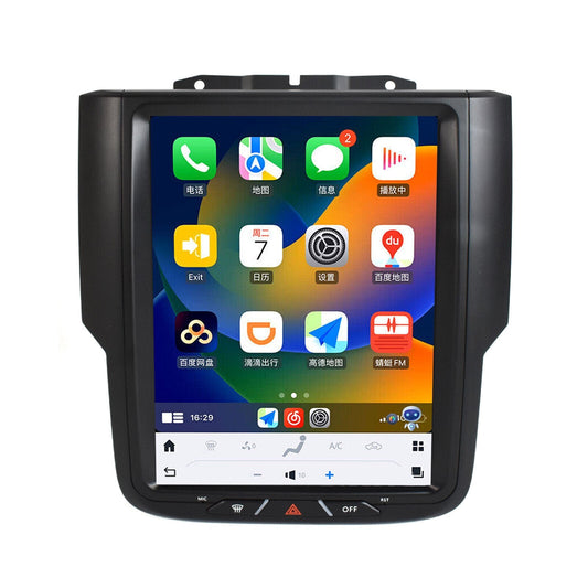 10.4 Android for Tesla Vertical Screen Car-Play GPS Radio for Dodge for Ram 2013-2019