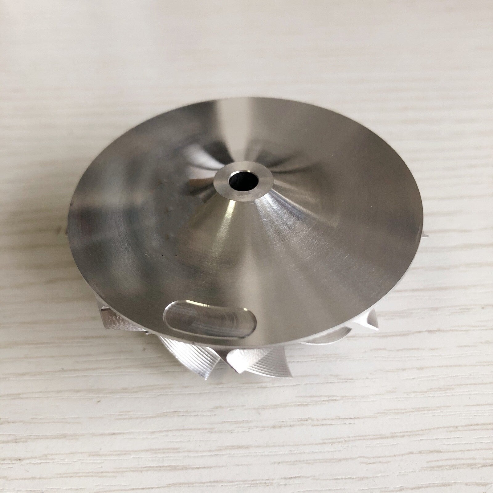 GT15-25 47.00/61.98 mm 9+0 Blade Point Milling Snake Billet Compressor Wheel