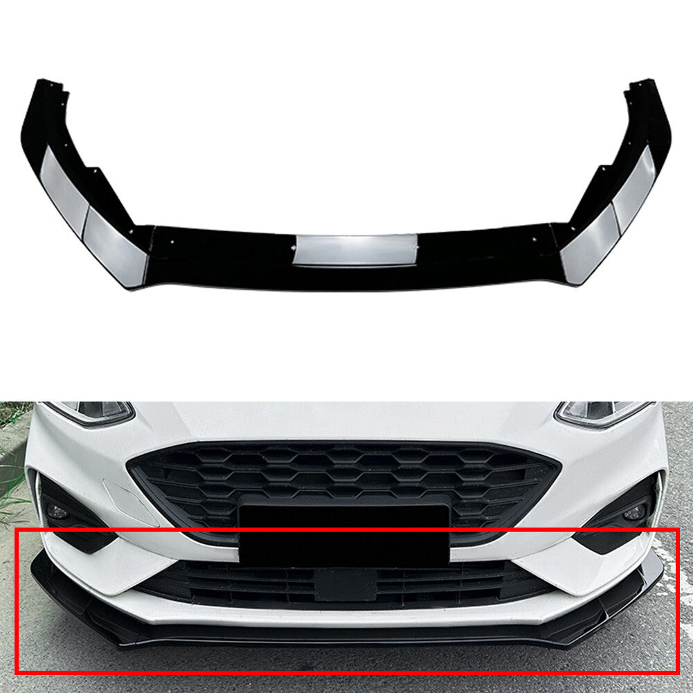Front Bumper Spoiler Splitter Lip for Ford Focus MK4 ST Line 2019-2022 2022 19
