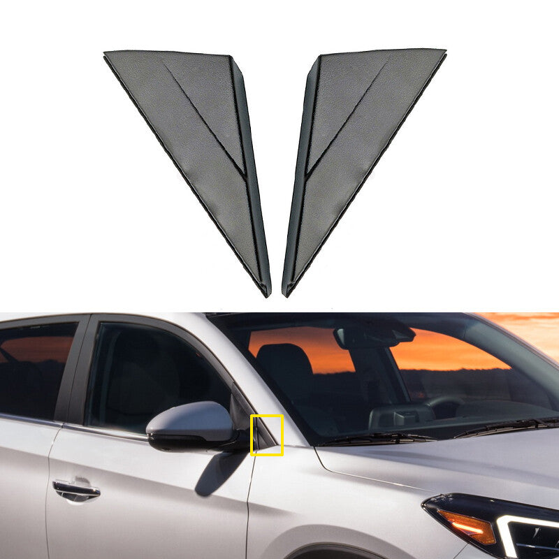 1 Pair For 2016-2020 for Hyundai for Tucson Reverse Mirror Side Triangle Plate